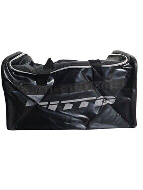 Nitto Black Vinyl Travel Duffel Bag